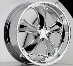 This is a beautiful wheel. When you wake up in the morning you will love to see this wheel on your vehicle. This wheel has a mid lip with the 5 spokes and exposed lugs this wheel will chop the streets hard.